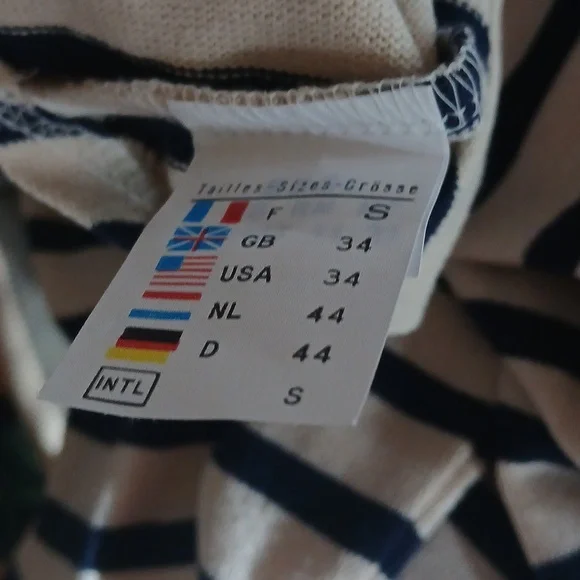 Saint James Striped  T Sweater Weight NwOT - Picture 4 of 5